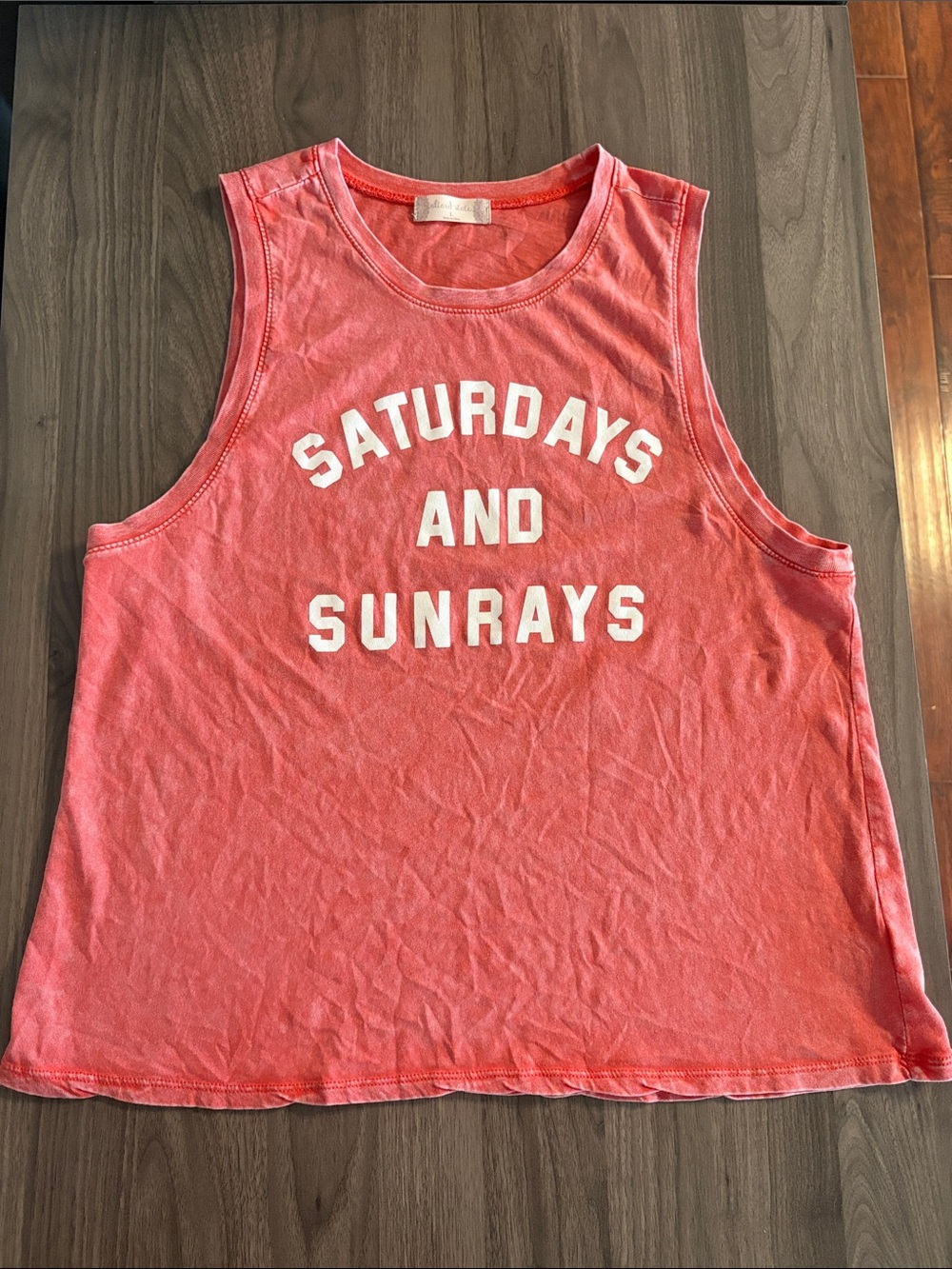 Altar'd State | 100% Cotton | Graphic Tank - 'Saturdays and Sunrays'